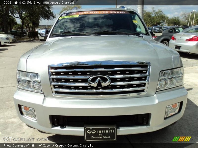 Silver Indulgence / Charcoal 2008 Infiniti QX 56