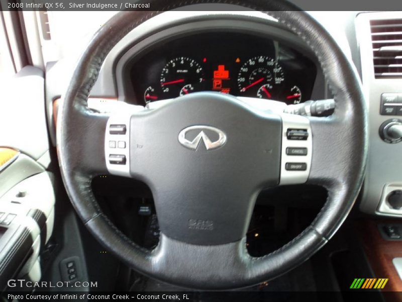 Silver Indulgence / Charcoal 2008 Infiniti QX 56