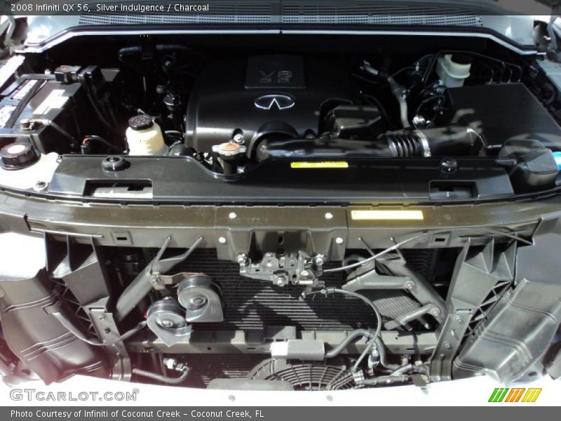 Silver Indulgence / Charcoal 2008 Infiniti QX 56
