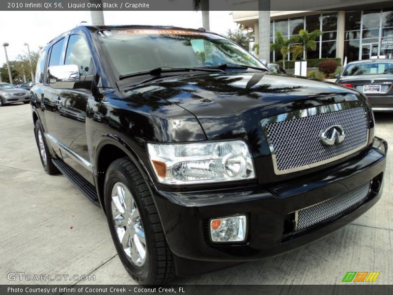 Liquid Onyx Black / Graphite 2010 Infiniti QX 56