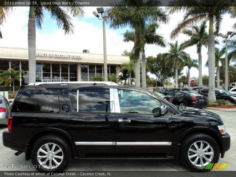 Liquid Onyx Black / Graphite 2010 Infiniti QX 56