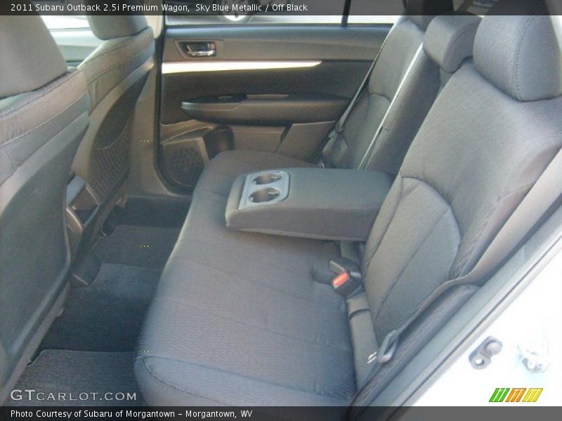 Sky Blue Metallic / Off Black 2011 Subaru Outback 2.5i Premium Wagon