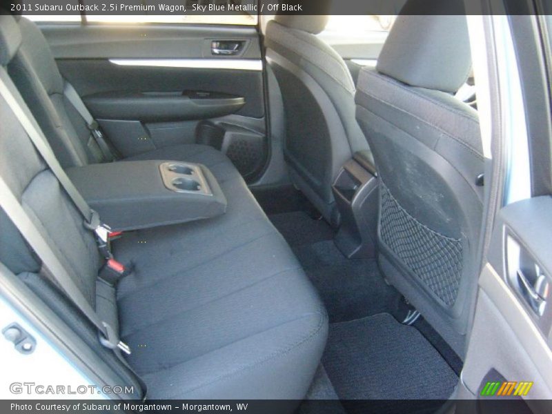 Sky Blue Metallic / Off Black 2011 Subaru Outback 2.5i Premium Wagon