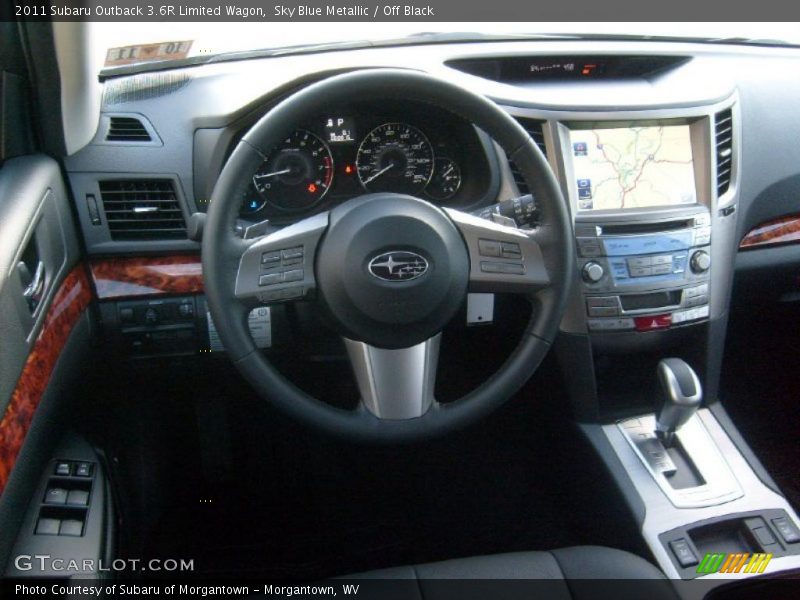 Dashboard of 2011 Outback 3.6R Limited Wagon