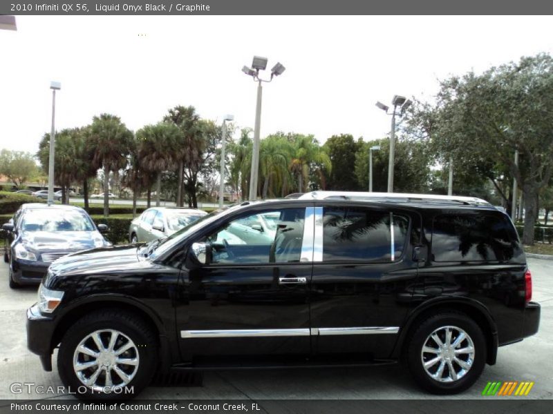 Liquid Onyx Black / Graphite 2010 Infiniti QX 56