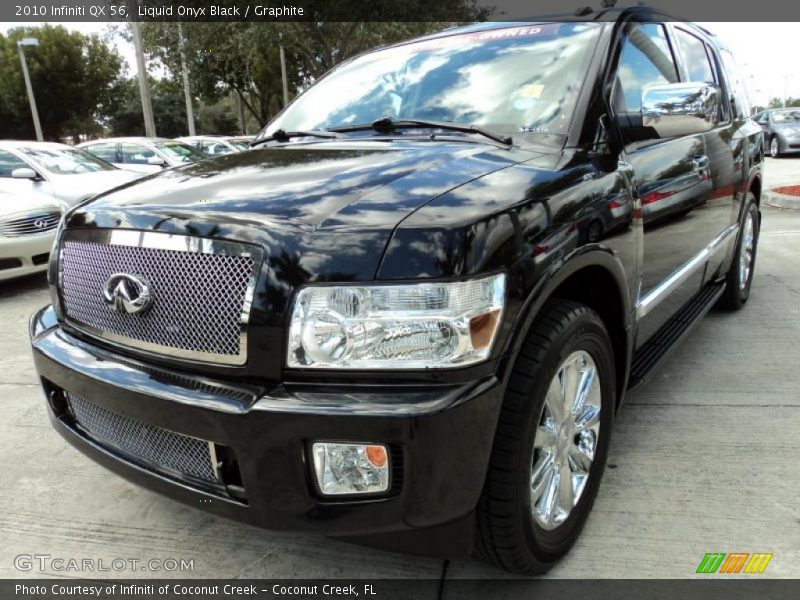 Liquid Onyx Black / Graphite 2010 Infiniti QX 56