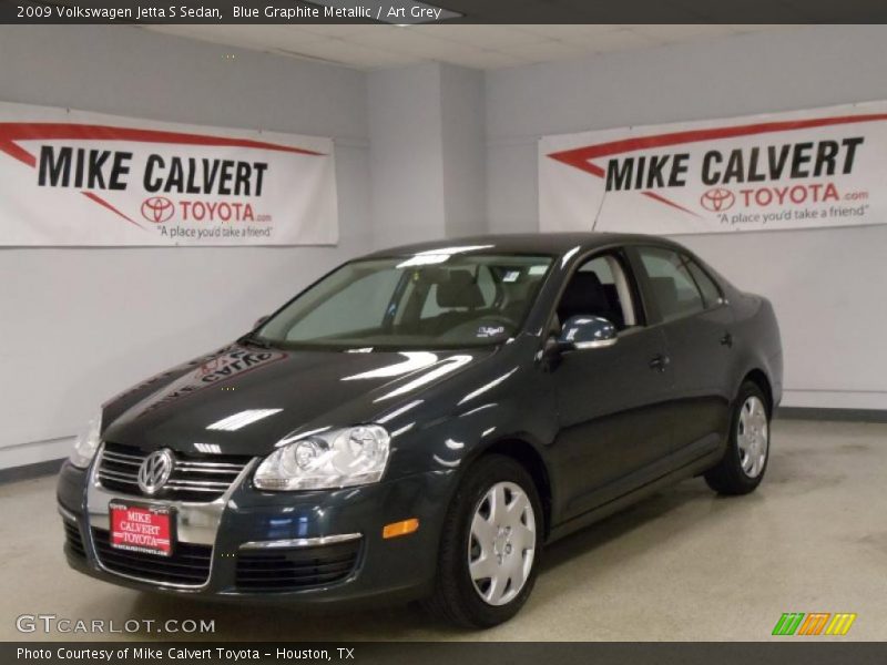 Blue Graphite Metallic / Art Grey 2009 Volkswagen Jetta S Sedan