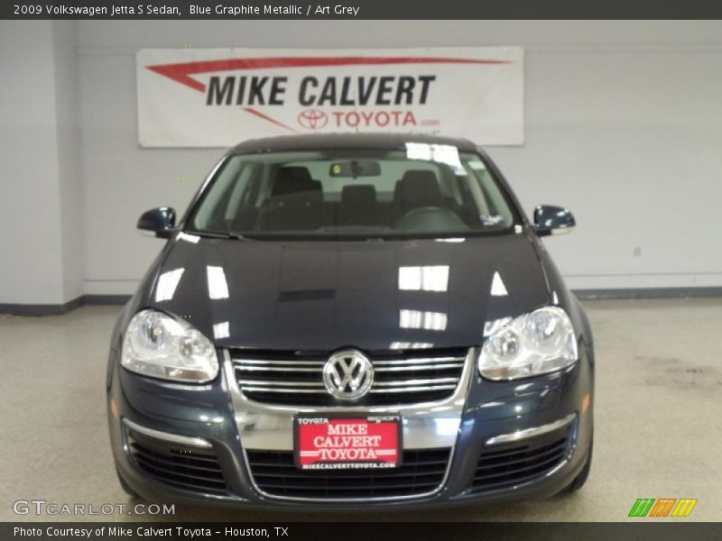 Blue Graphite Metallic / Art Grey 2009 Volkswagen Jetta S Sedan