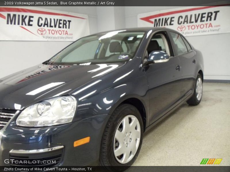 Blue Graphite Metallic / Art Grey 2009 Volkswagen Jetta S Sedan