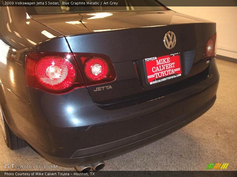 Blue Graphite Metallic / Art Grey 2009 Volkswagen Jetta S Sedan