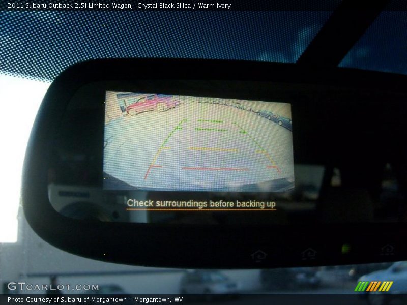 Crystal Black Silica / Warm Ivory 2011 Subaru Outback 2.5i Limited Wagon