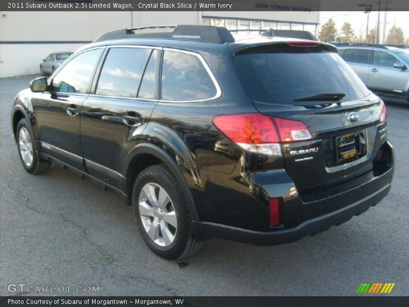 Crystal Black Silica / Warm Ivory 2011 Subaru Outback 2.5i Limited Wagon