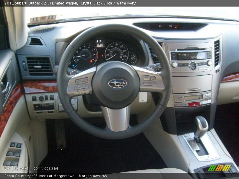 Dashboard of 2011 Outback 2.5i Limited Wagon