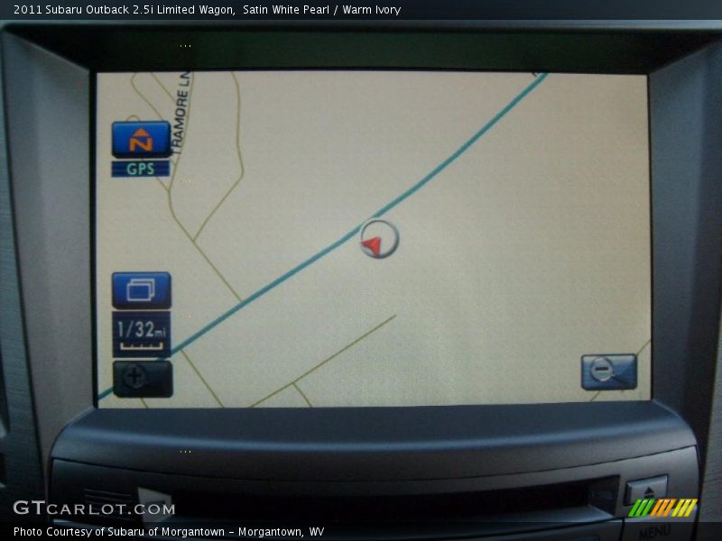 Satin White Pearl / Warm Ivory 2011 Subaru Outback 2.5i Limited Wagon