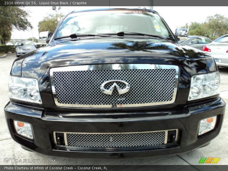 Liquid Onyx Black / Graphite 2010 Infiniti QX 56
