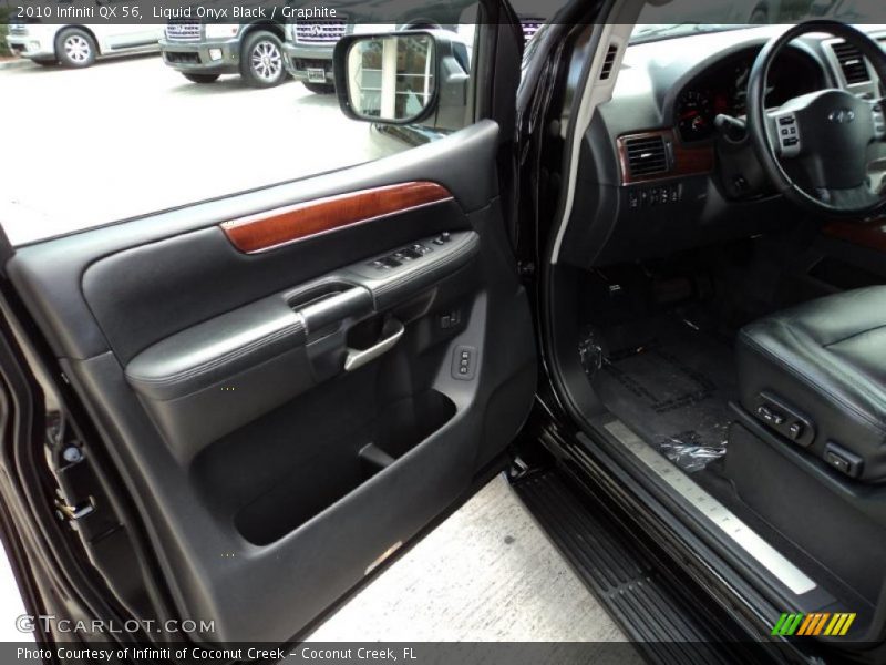 Liquid Onyx Black / Graphite 2010 Infiniti QX 56