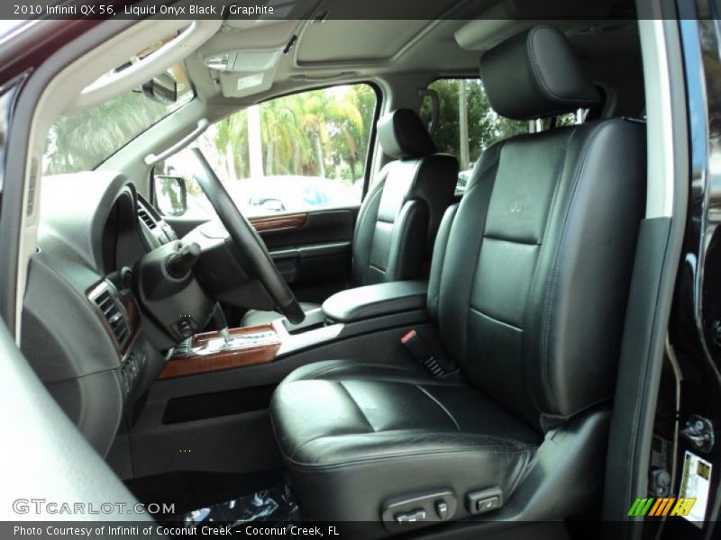  2010 QX 56 Graphite Interior