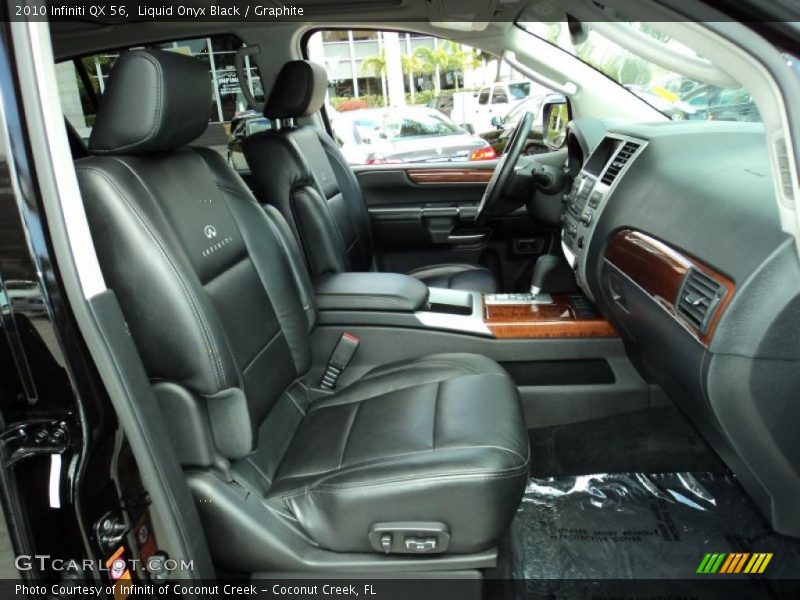  2010 QX 56 Graphite Interior