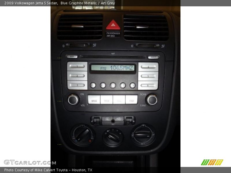 Blue Graphite Metallic / Art Grey 2009 Volkswagen Jetta S Sedan