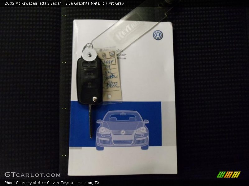 Blue Graphite Metallic / Art Grey 2009 Volkswagen Jetta S Sedan