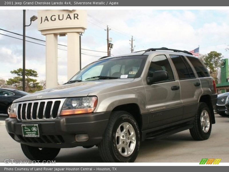 Silverstone Metallic / Agate 2001 Jeep Grand Cherokee Laredo 4x4