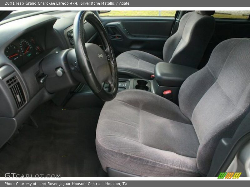 Silverstone Metallic / Agate 2001 Jeep Grand Cherokee Laredo 4x4