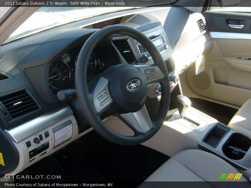  2011 Outback 2.5i Wagon Warm Ivory Interior