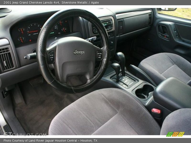 Silverstone Metallic / Agate 2001 Jeep Grand Cherokee Laredo 4x4