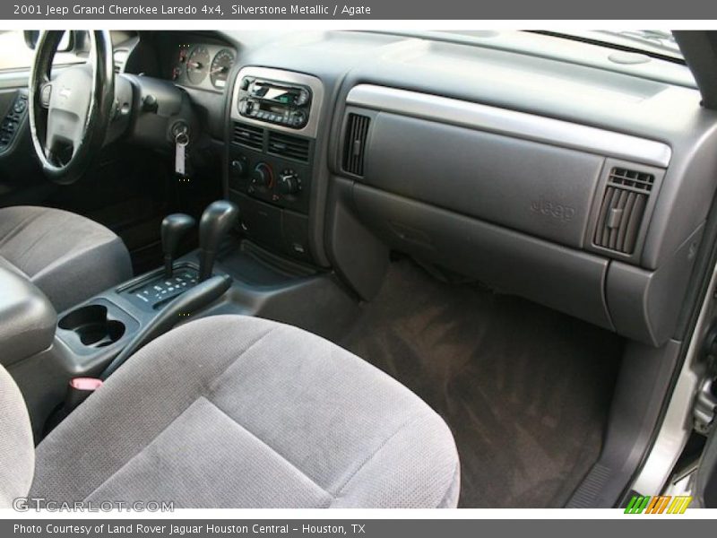 Silverstone Metallic / Agate 2001 Jeep Grand Cherokee Laredo 4x4