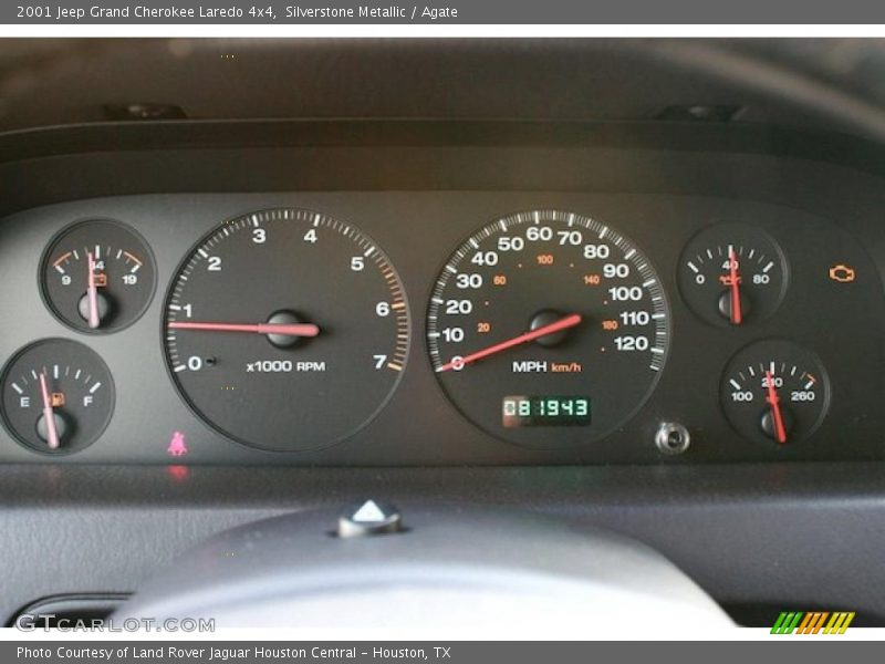 Silverstone Metallic / Agate 2001 Jeep Grand Cherokee Laredo 4x4