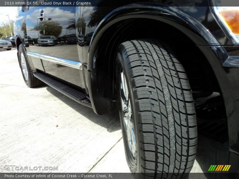 Liquid Onyx Black / Graphite 2010 Infiniti QX 56