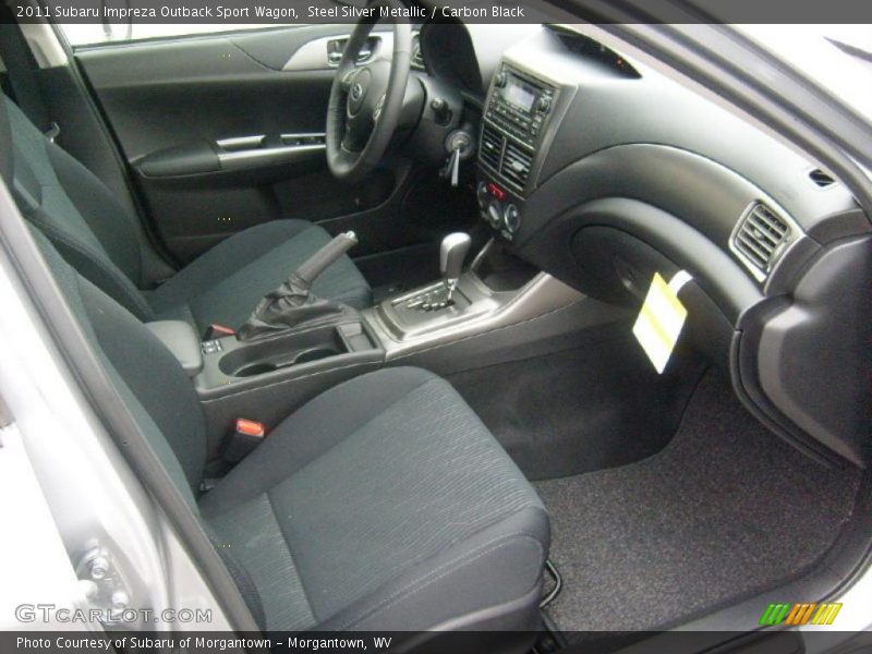  2011 Impreza Outback Sport Wagon Carbon Black Interior