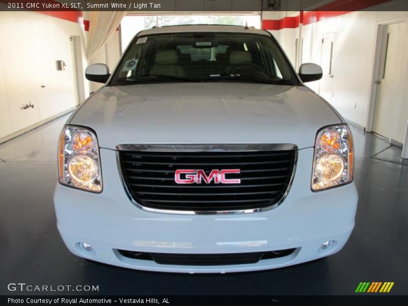 Summit White / Light Tan 2011 GMC Yukon XL SLT