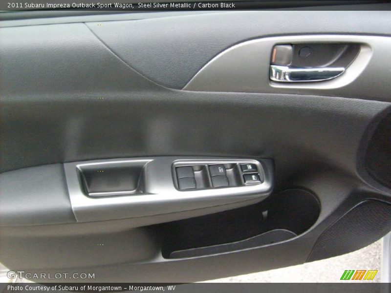 Steel Silver Metallic / Carbon Black 2011 Subaru Impreza Outback Sport Wagon