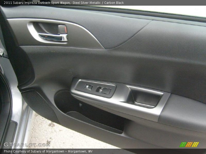 Steel Silver Metallic / Carbon Black 2011 Subaru Impreza Outback Sport Wagon