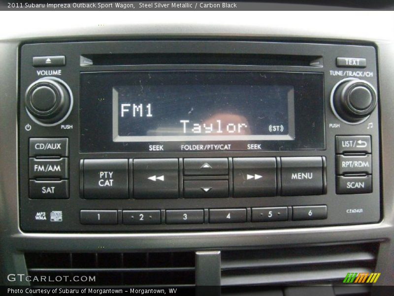 Controls of 2011 Impreza Outback Sport Wagon