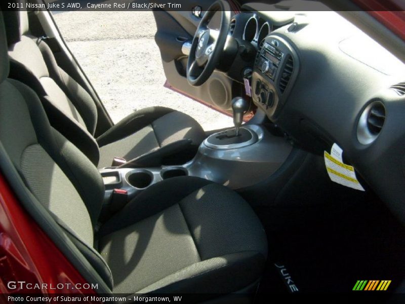Cayenne Red / Black/Silver Trim 2011 Nissan Juke S AWD