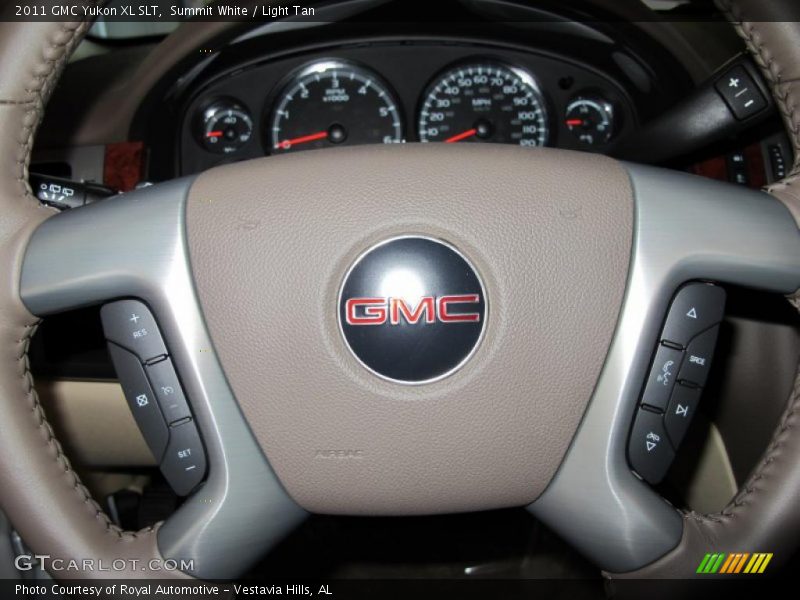 Summit White / Light Tan 2011 GMC Yukon XL SLT