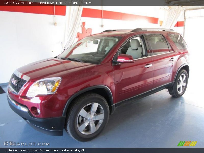 Red Jewel Tintcoat / Light Titanium 2011 GMC Acadia SLT