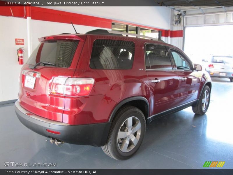 Red Jewel Tintcoat / Light Titanium 2011 GMC Acadia SLT