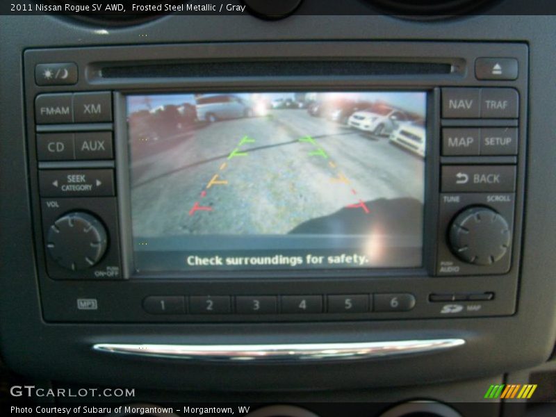 Frosted Steel Metallic / Gray 2011 Nissan Rogue SV AWD