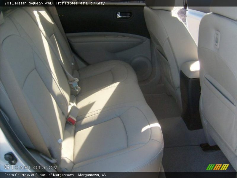Frosted Steel Metallic / Gray 2011 Nissan Rogue SV AWD