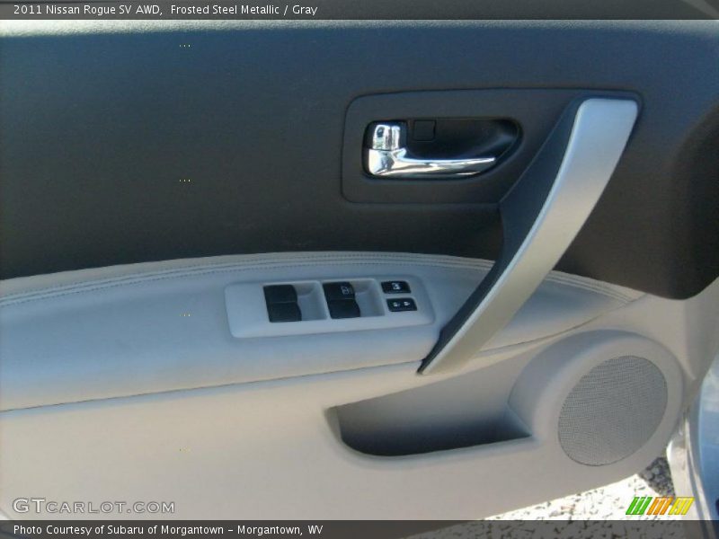 Frosted Steel Metallic / Gray 2011 Nissan Rogue SV AWD