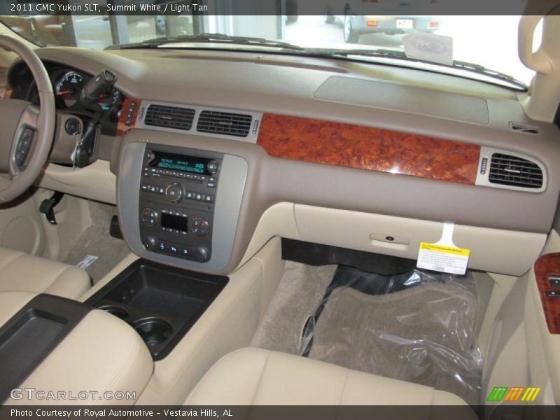 Summit White / Light Tan 2011 GMC Yukon SLT