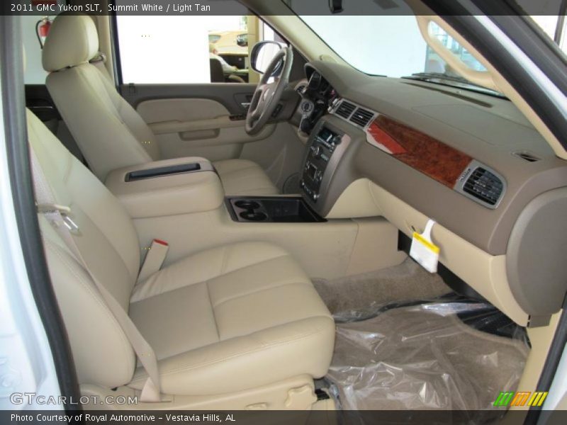 Summit White / Light Tan 2011 GMC Yukon SLT