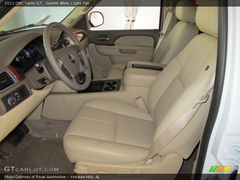 Summit White / Light Tan 2011 GMC Yukon SLT