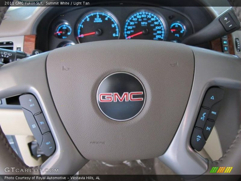 Summit White / Light Tan 2011 GMC Yukon SLT