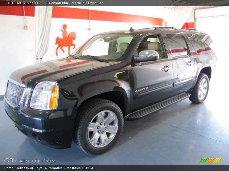 Carbon Black Metallic / Light Tan 2011 GMC Yukon XL SLT