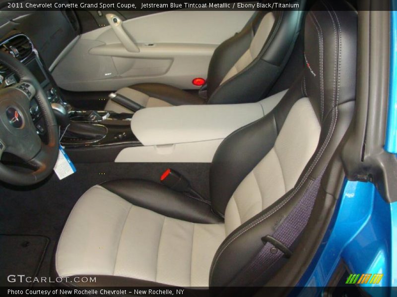  2011 Corvette Grand Sport Coupe Ebony Black/Titanium Interior