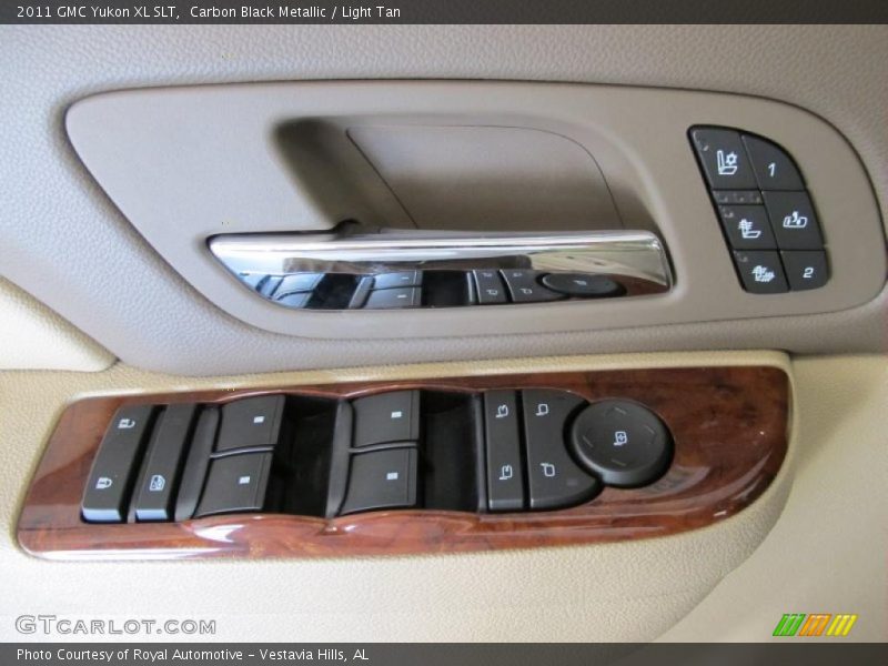 Carbon Black Metallic / Light Tan 2011 GMC Yukon XL SLT